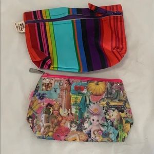 2 brand new makeup bags